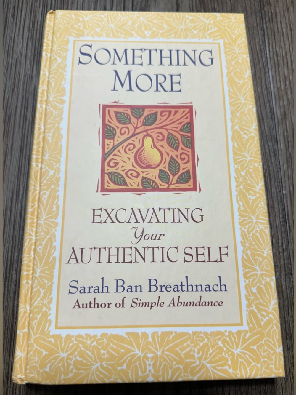 Something More by Sarah Ban Breathnach - Yellow Hardcover